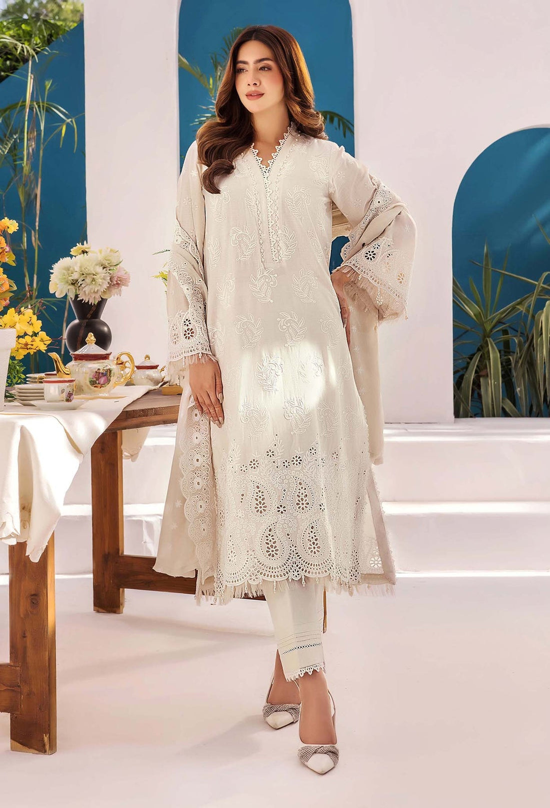 Adans Libas | Stella Chikankari 25 | 1024 by Adans Libas - Designer Dress - Type: Ladies Clothes - Available at Libayah - 100% Original