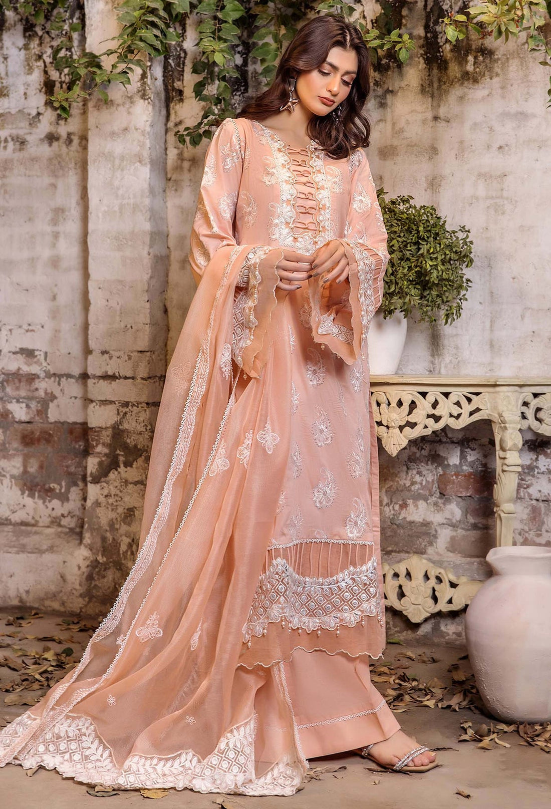 Adans Libas | Inara 25 | CHIKANKARI 4773 by Adans Libas - Designer Dress - Type: Ladies Clothes - Available at Libayah - 100% Original