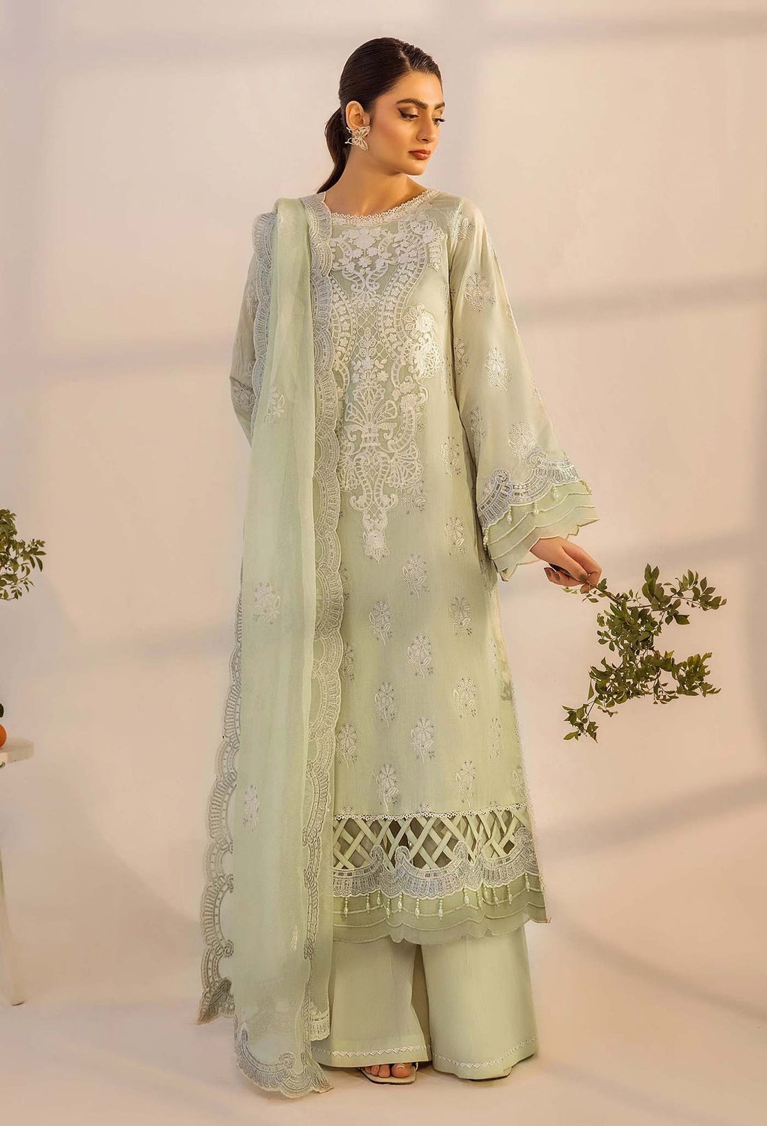 Adans Libas | Inara 25 | CHIKANKARI 4775 by Adans Libas - Designer Dress - Type: Ladies Clothes - Available at Libayah - 100% Original