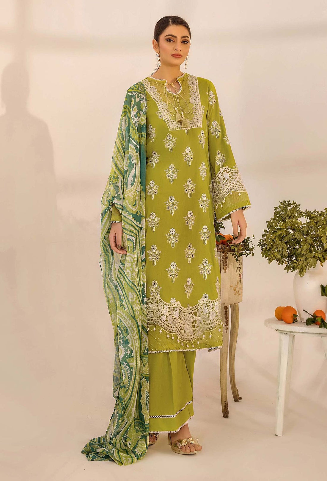 Adans Libas | Inara 25 | CHIKANKARI 4776 by Adans Libas - Designer Dress - Type: Ladies Clothes - Available at Libayah - 100% Original