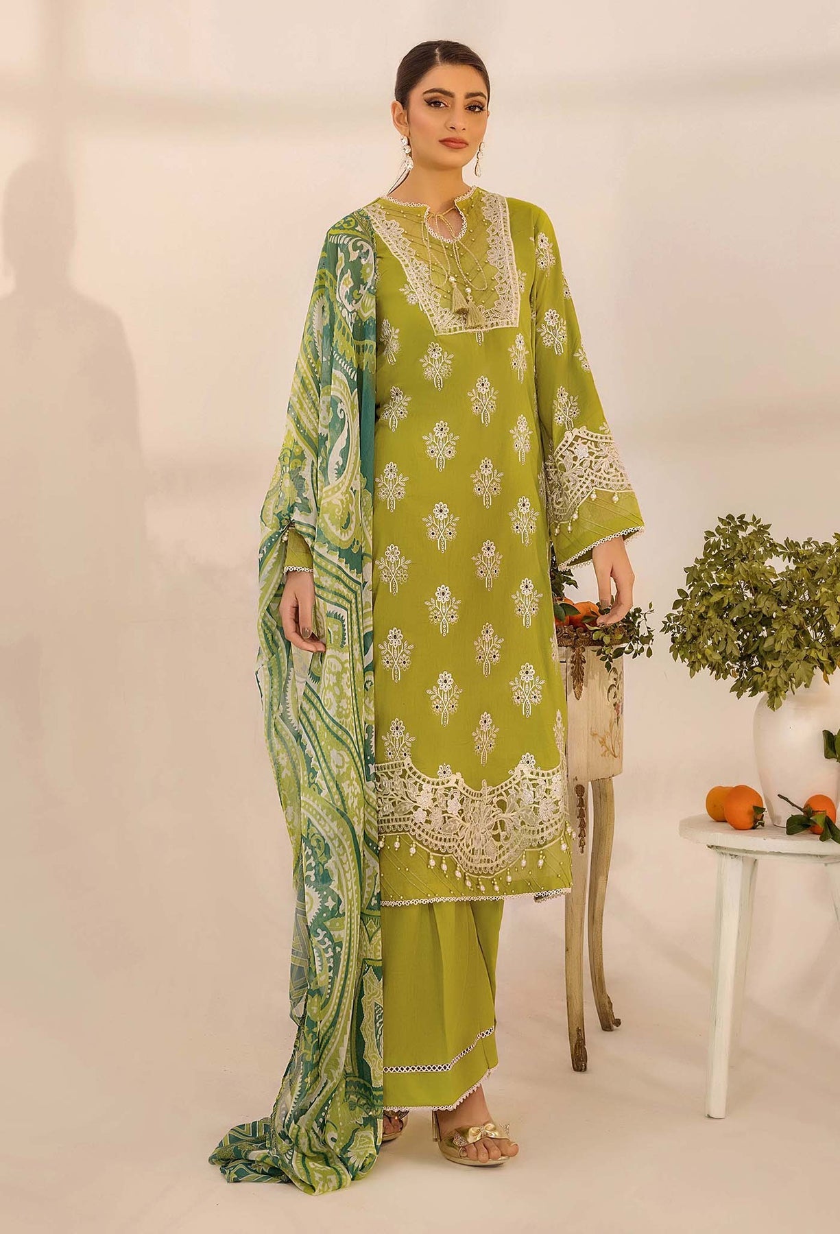 Adans Libas | Inara 25 | CHIKANKARI 4776 by Adans Libas - Designer Dress - Type: Ladies Clothes - Available at Libayah - 100% Original