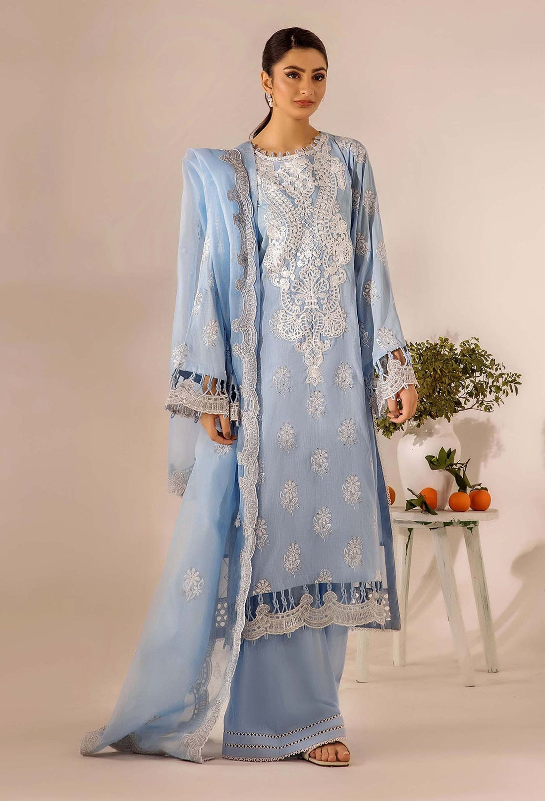 Adans Libas | Inara 25 | CHIKANKARI 4778 by Adans Libas - Designer Dress - Type: Ladies Clothes - Available at Libayah - 100% Original