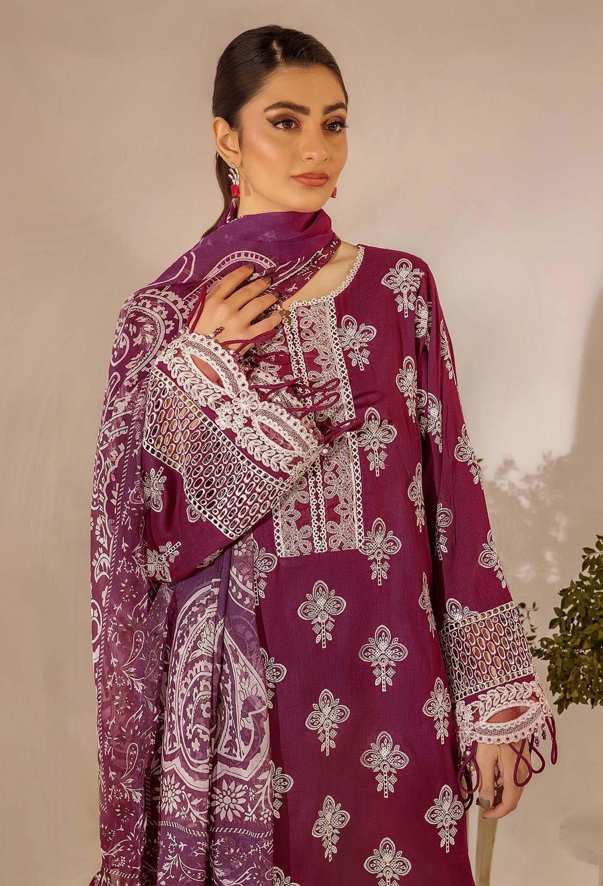 Adans Libas | Inara 25 | CHIKANKARI 4779 by Adans Libas - Designer Dress - Type: Ladies Clothes - Available at Libayah - 100% Original