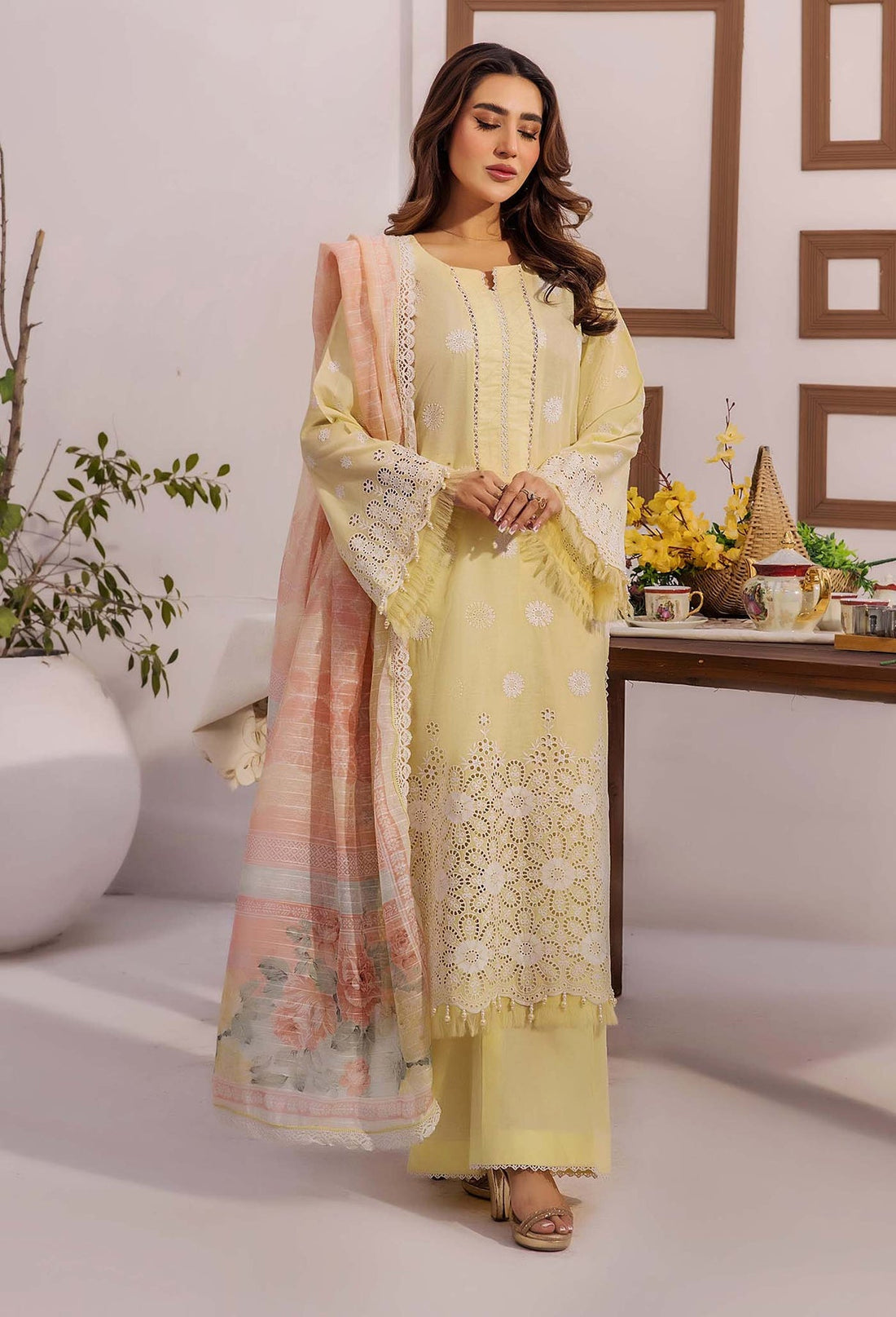 Adans Libas | Stella Chikankari 25 | 1023 by Adans Libas - Designer Dress - Type: Ladies Clothes - Available at Libayah - 100% Original