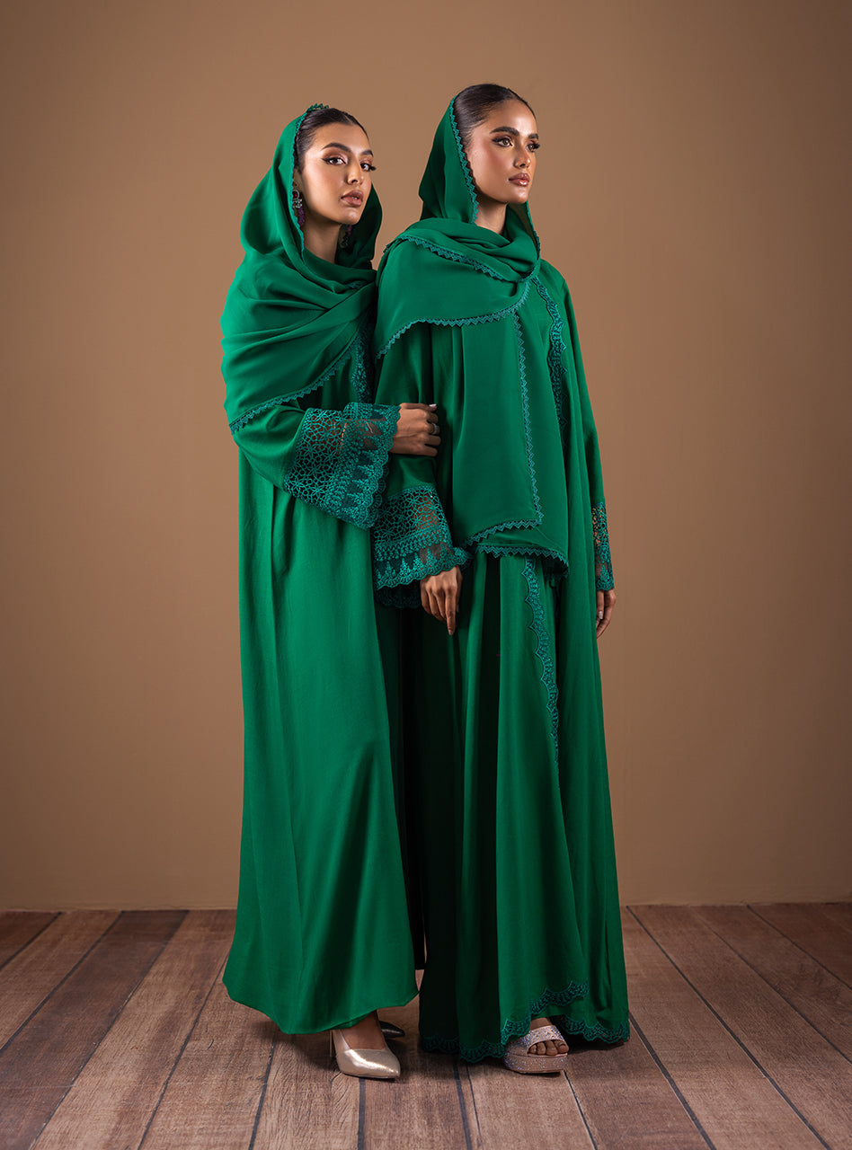 Zainab Chottani | Semi Formals | EMERALD FLAIR by Zainab Chottani - Designer Dress - Type: Formal - Available at Libayah - 100% Original