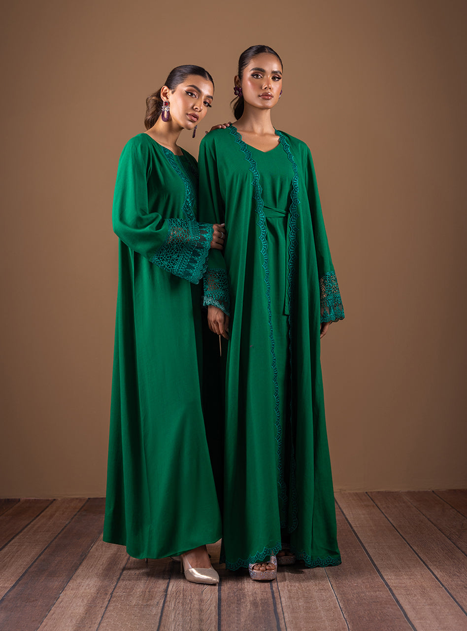 Zainab Chottani | Semi Formals | EMERALD FLAIR by Zainab Chottani - Designer Dress - Type: Formal - Available at Libayah - 100% Original