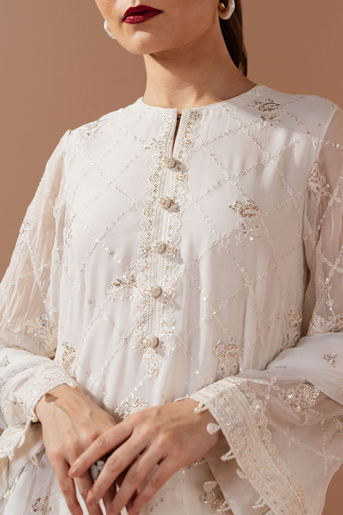 Cross Stitch | Luxe Atelier 25 | ANTIQUE WHITE by Cross Stitch - Designer Dress - Type: Ladies Clothes - Available at Libayah - 100% Original