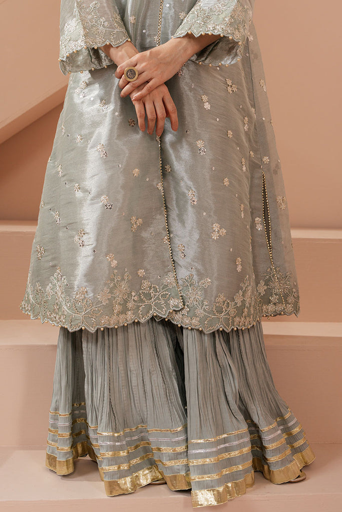 Cross Stitch | Luxe Atelier 25 | MINT AURA by Cross Stitch - Designer Dress - Type: Ladies Clothes - Available at Libayah - 100% Original