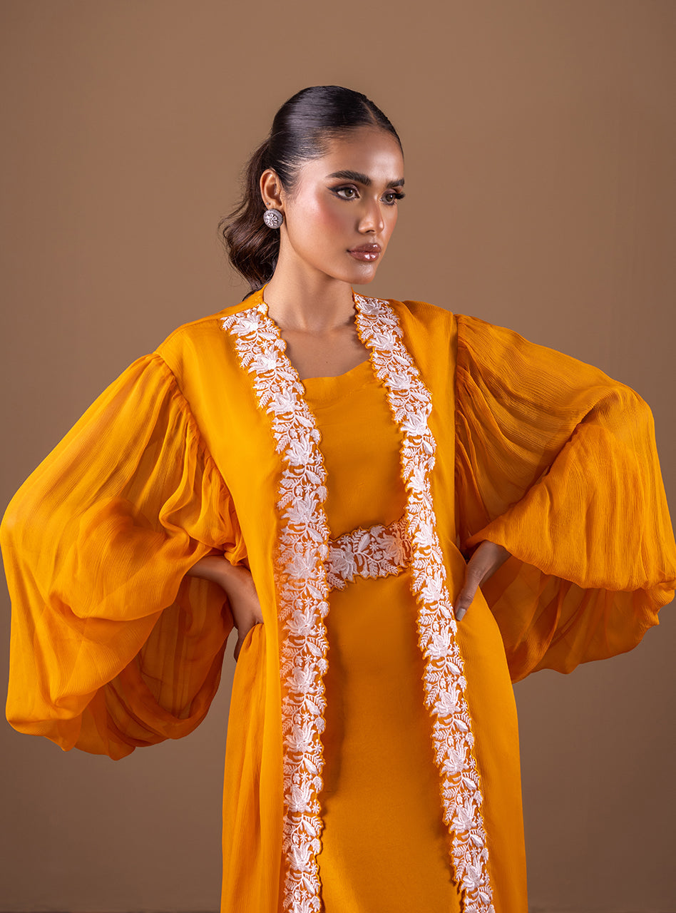 Zainab Chottani | Semi Formals | AMBER FLOW by Zainab Chottani - Designer Dress - Type: Formal - Available at Libayah - 100% Original
