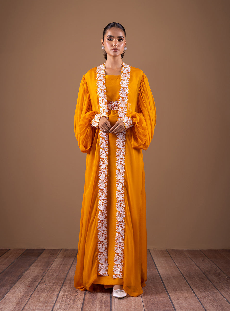 Zainab Chottani | Semi Formals | AMBER FLOW by Zainab Chottani - Designer Dress - Type: Formal - Available at Libayah - 100% Original