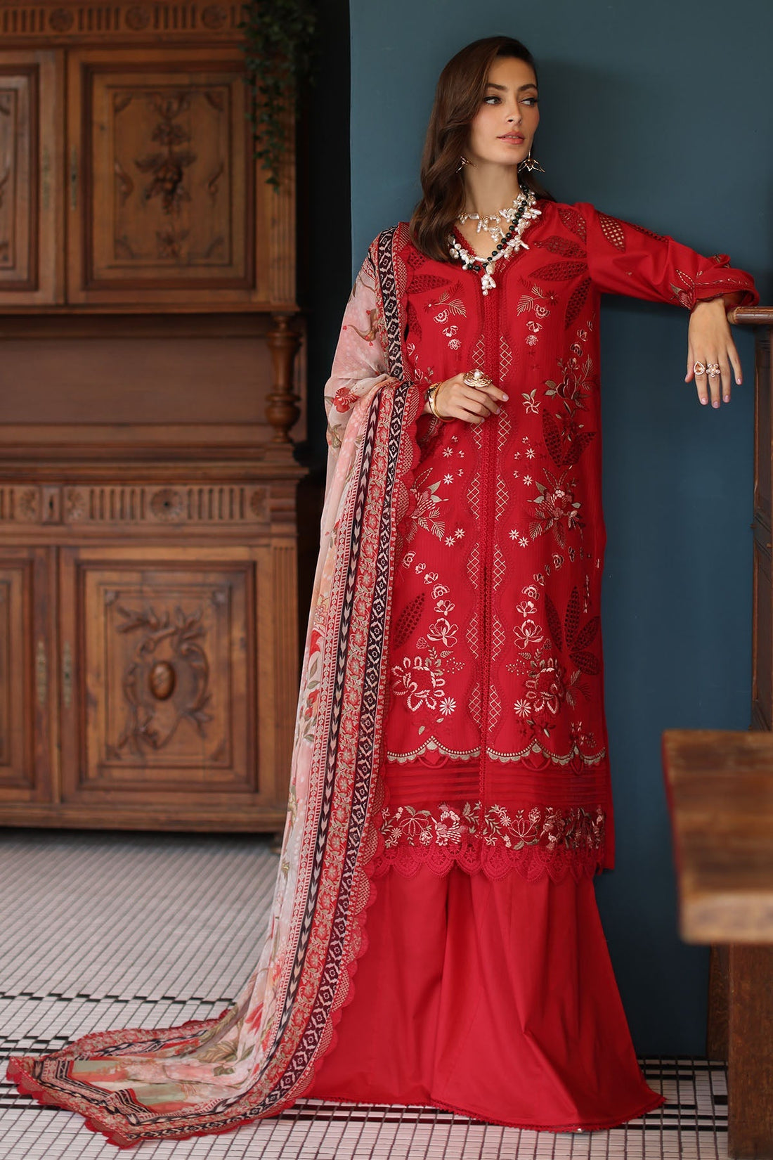 Nureh | Maya Lawn | NS-157 by Nureh - Designer Dress - Type: Ladies Clothes - Available at Libayah - 100% Original