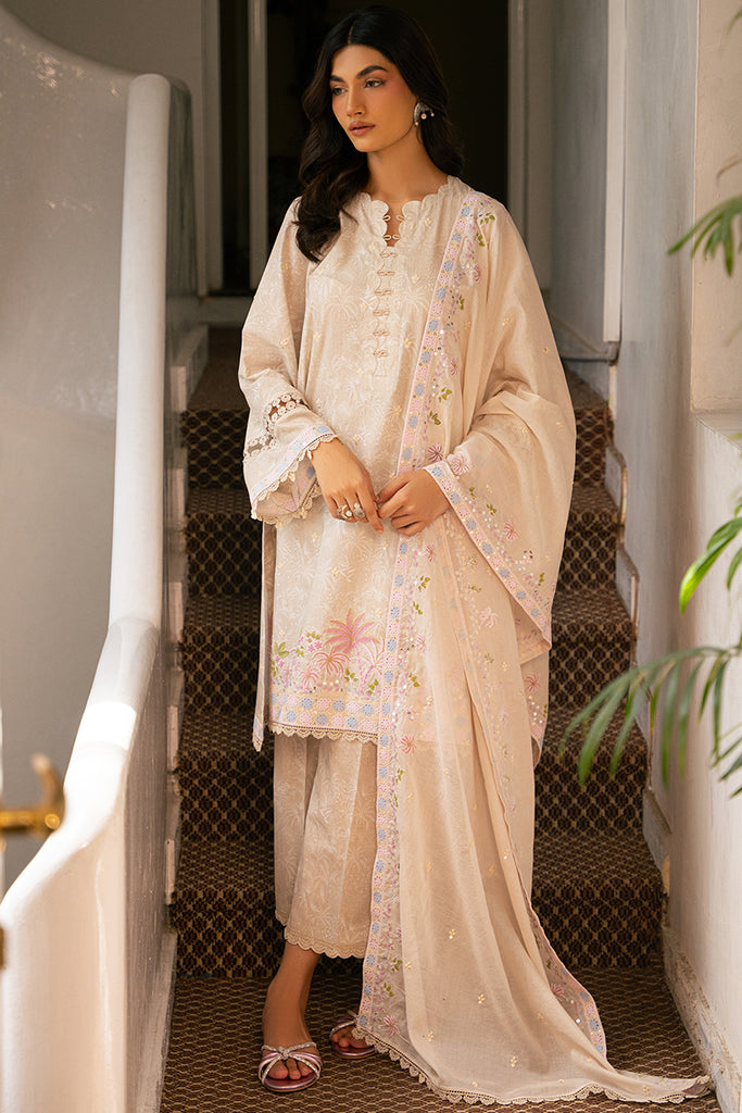 Cross Stitch | Mahiri Embroidered Lawn 24 | ASHEN AURA by Cross Stitch - Designer Dress - Type: Ladies Clothes - Available at Libayah - 100% Original