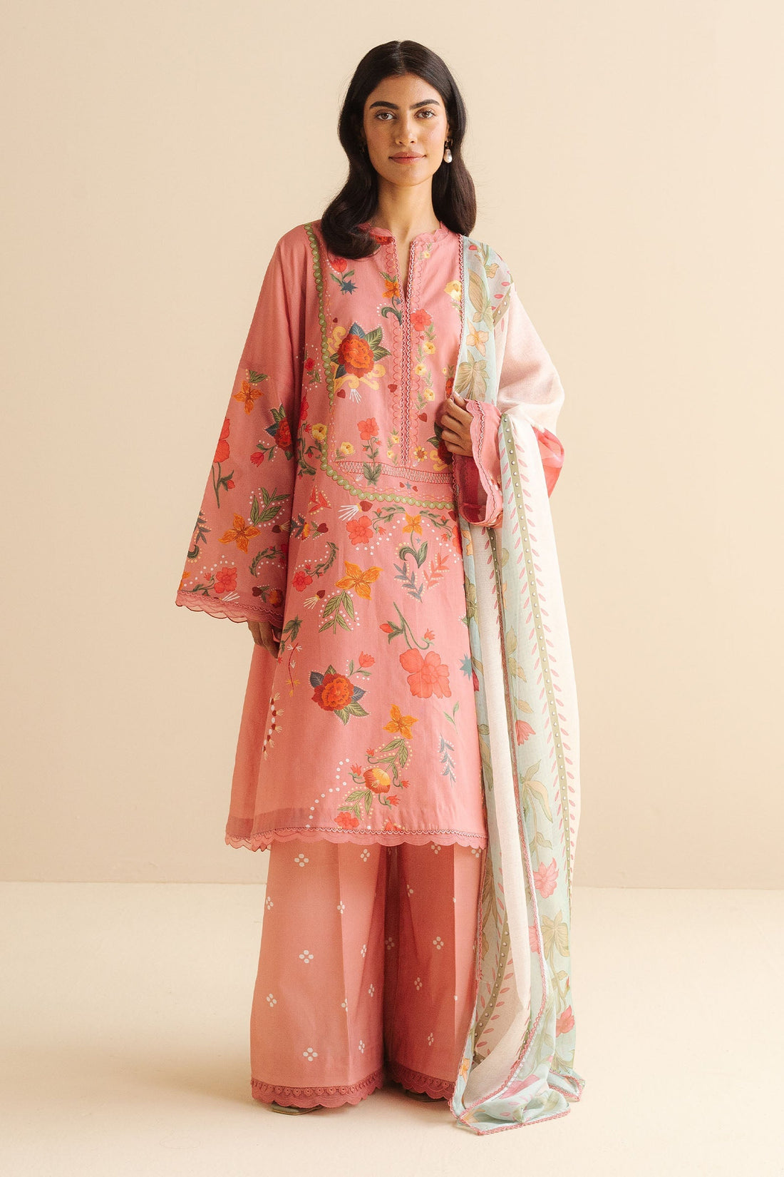 Zara Shahjahan | Coco Prints | Nyra-5B by Zara Shahjahan - Designer Dress - Type: Ladies Clothes - Available at Libayah - 100% Original