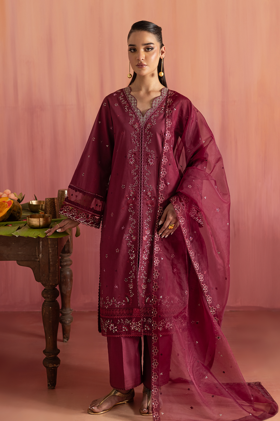 Seran | Nayab Eid Lawn | MEHER by Seran - Designer Dress - Type: Ladies Clothes - Available at Libayah - 100% Original