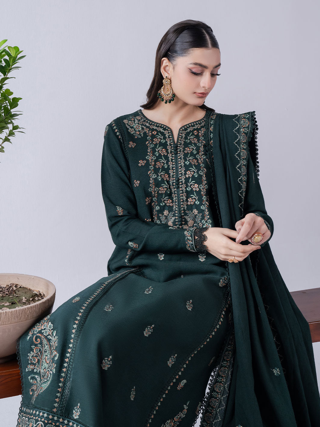 Faiza Faisal | Winter Edit 2024 | AVA by Faiza Faisal - Designer Dress - Type: Ladies Clothes - Available at Libayah - 100% Original