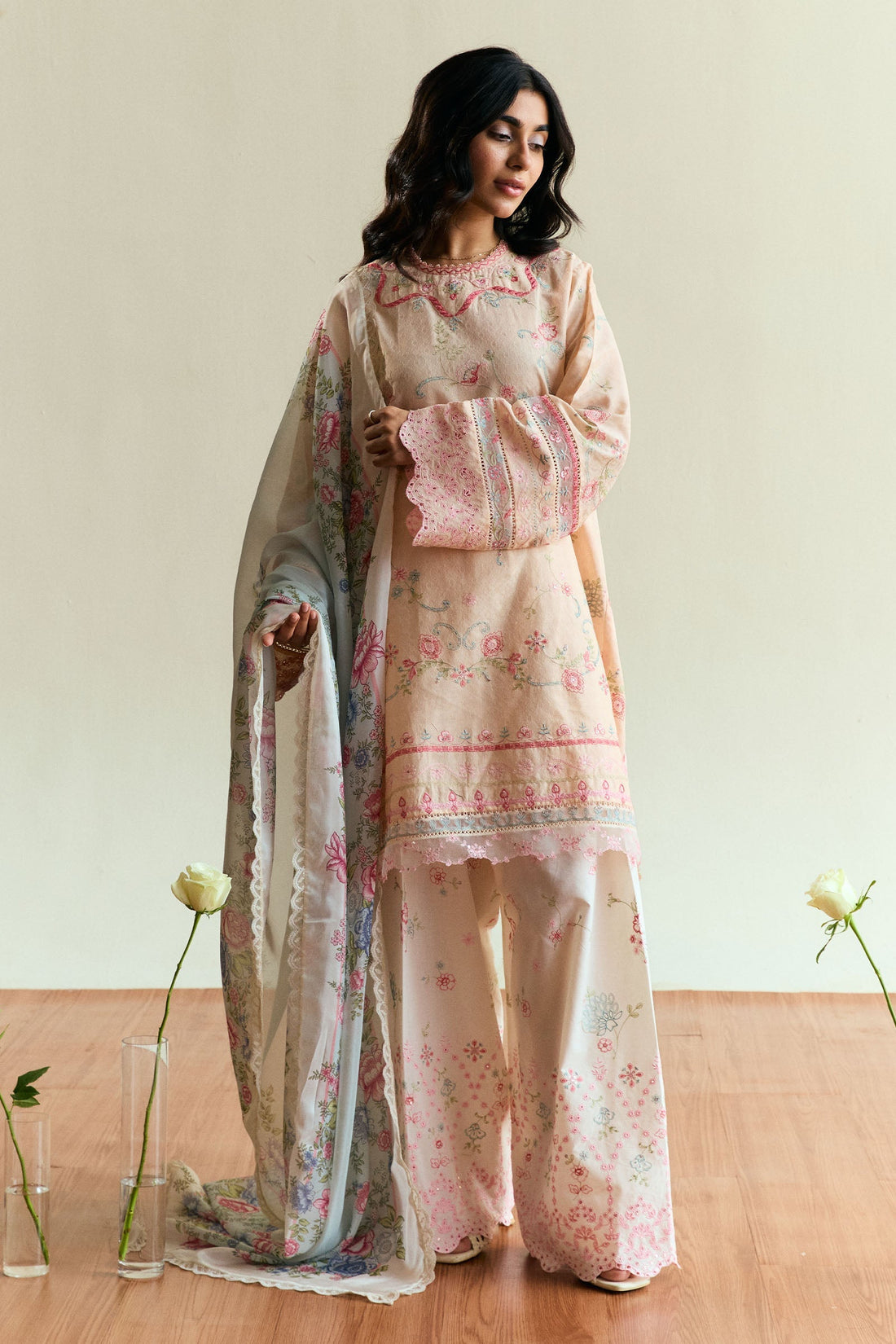 Zara Shahjahan | Coco Eid Edit | Lumen-D7 by Zara Sahjahan - Designer Dress - Type: Ladies Clothes - Available at Libayah - 100% Original