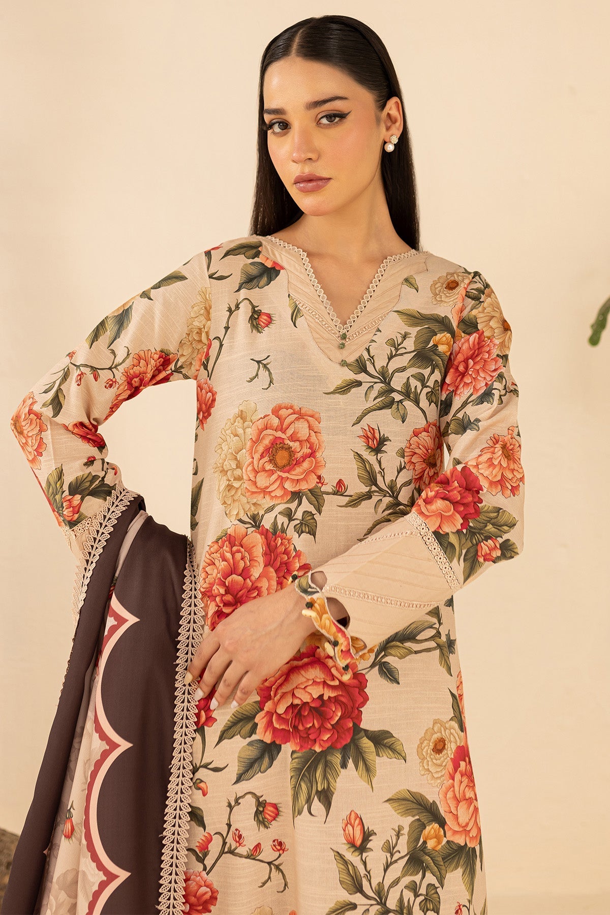 Farasha | The Winter Whispers | BLOSSOM by Farasha - Designer Dress - Type: Ladies Clothes - Available at Libayah - 100% Original