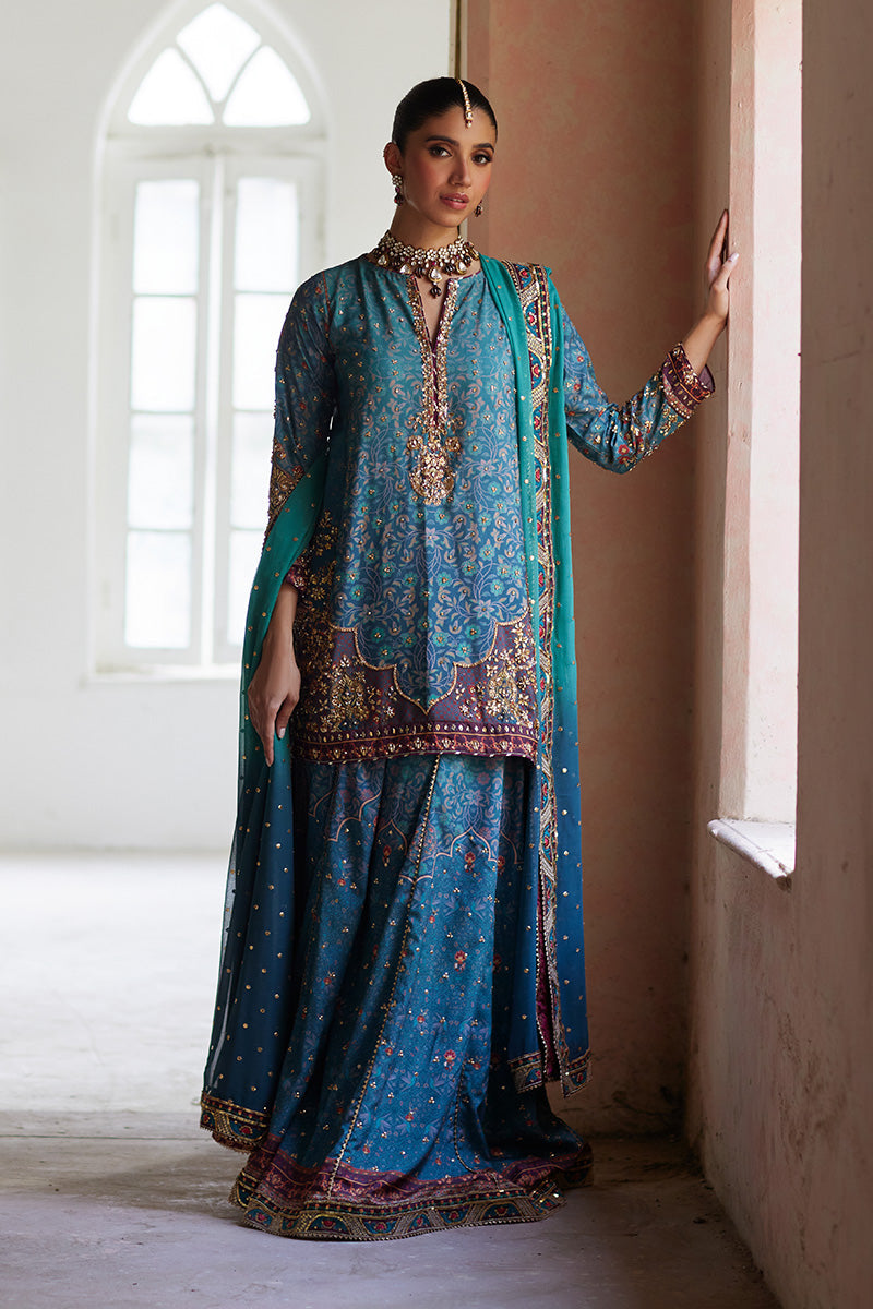 Mina Hassan | Formal Dholki Collection | Leela by Mina Hassan - Designer Dress - Type: Ladies Clothes - Available at Libayah - 100% Original
