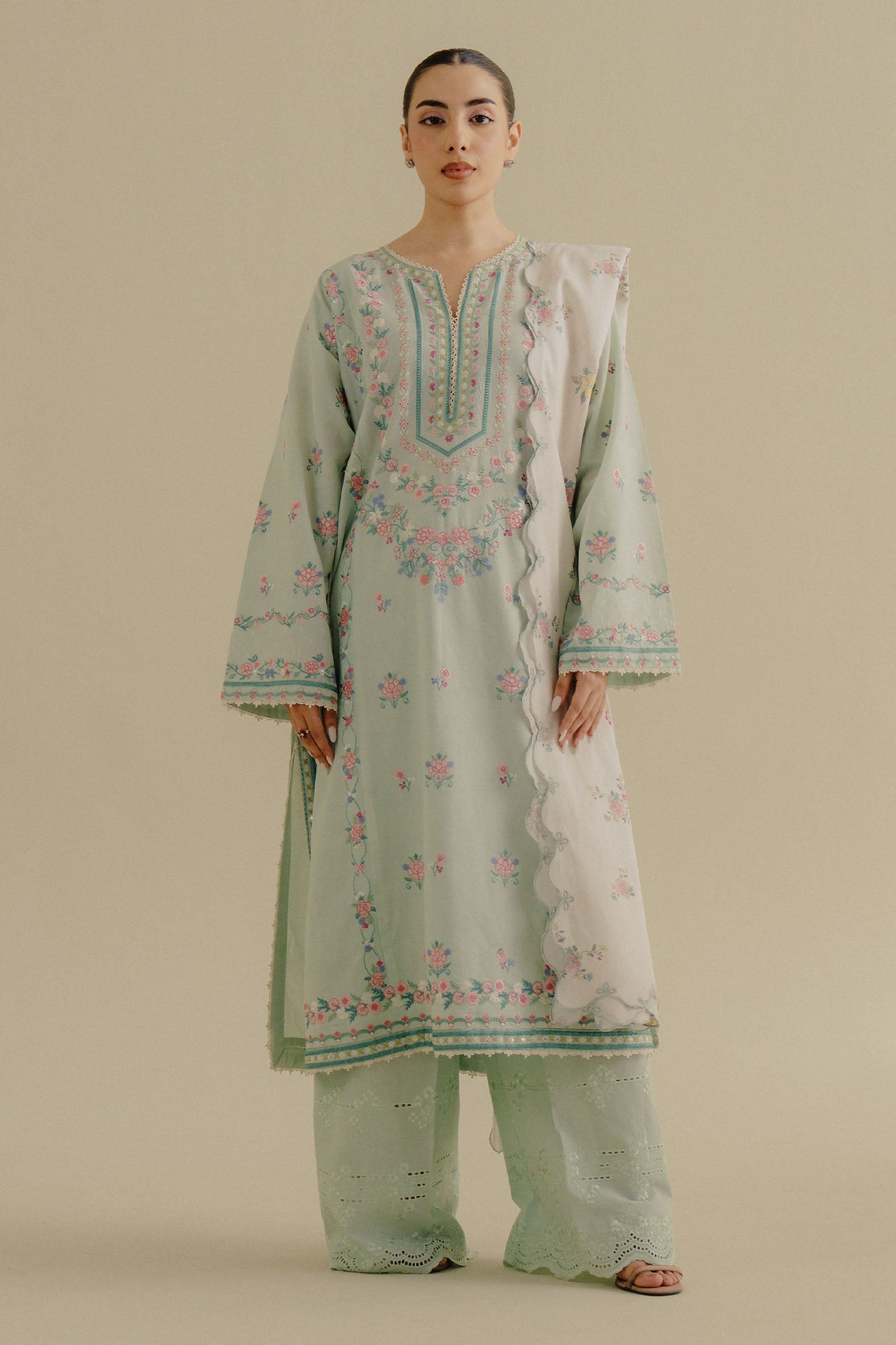 Zara Shahjahan | Coco Lawn 25 | Zeest-9A by Zara Sahjahan - Designer Dress - Type: Ladies Clothes - Available at Libayah - 100% Original