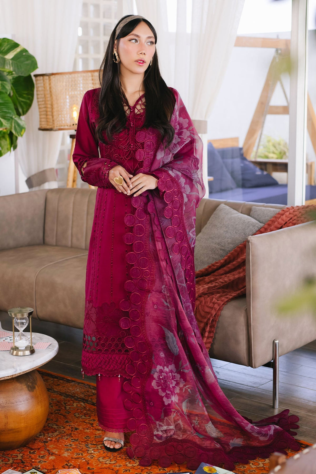 Nureh | Eid Escape Lawn | LEENA NE-89 by Nureh - Designer Dress - Type: Ladies Clothes - Available at Libayah - 100% Original