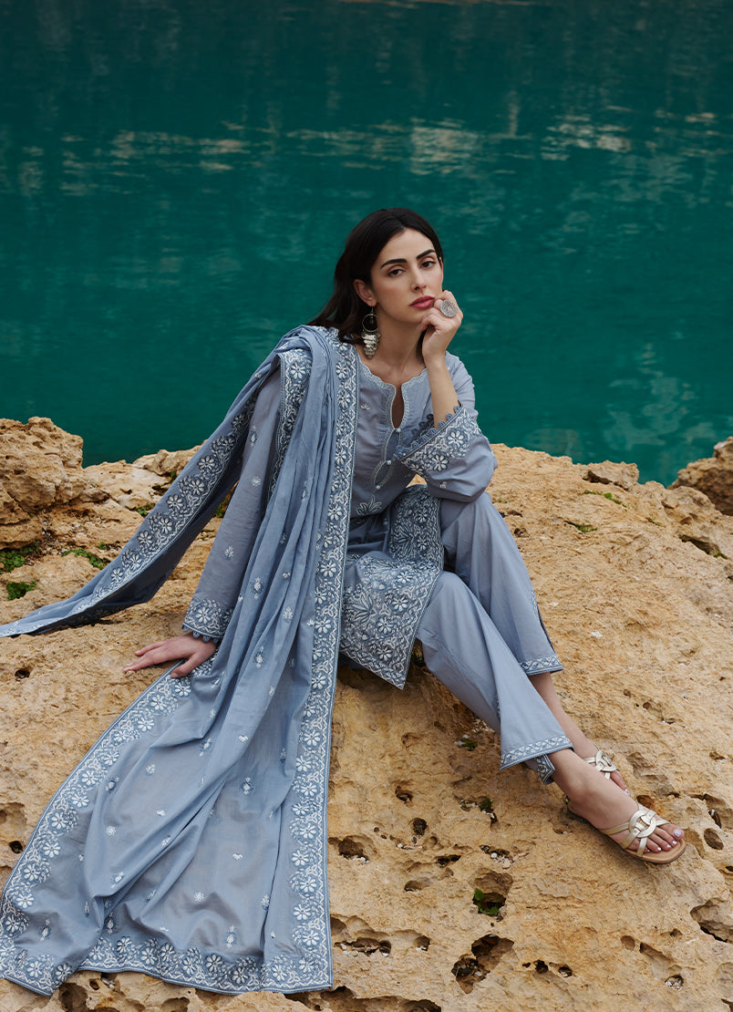 Image | Lawnkari 25 | Defne by Image - Designer Dress - Type: Ladies Clothes - Available at Libayah - 100% Original