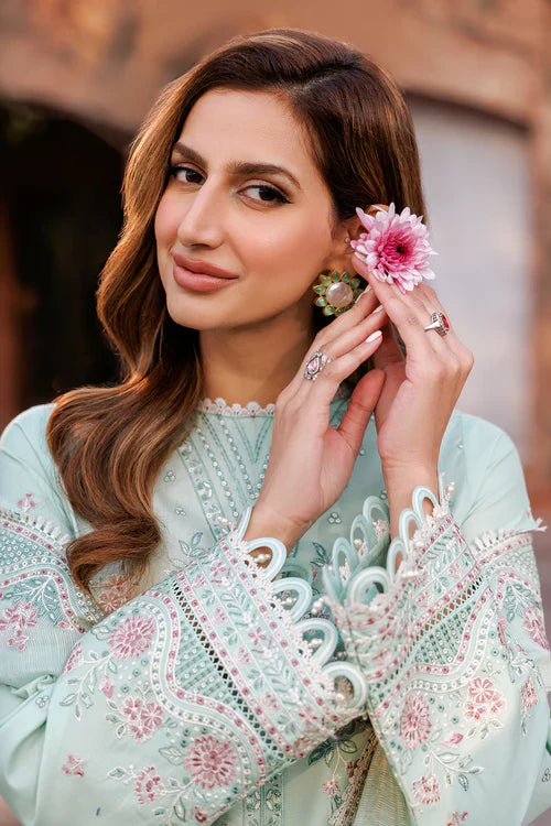 Farasha | Kaavish Lawn 24 | WHISPER MINT by Farasha - Designer Dress - Type: Ladies Clothes - Available at Libayah - 100% Original
