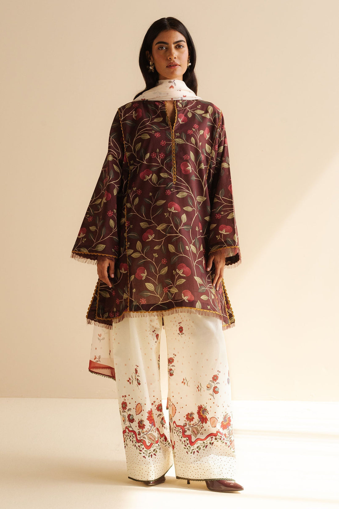 Zara Shahjahan | Coco Prints | Rey-7A by Zara Shahjahan - Designer Dress - Type: Ladies Clothes - Available at Libayah - 100% Original