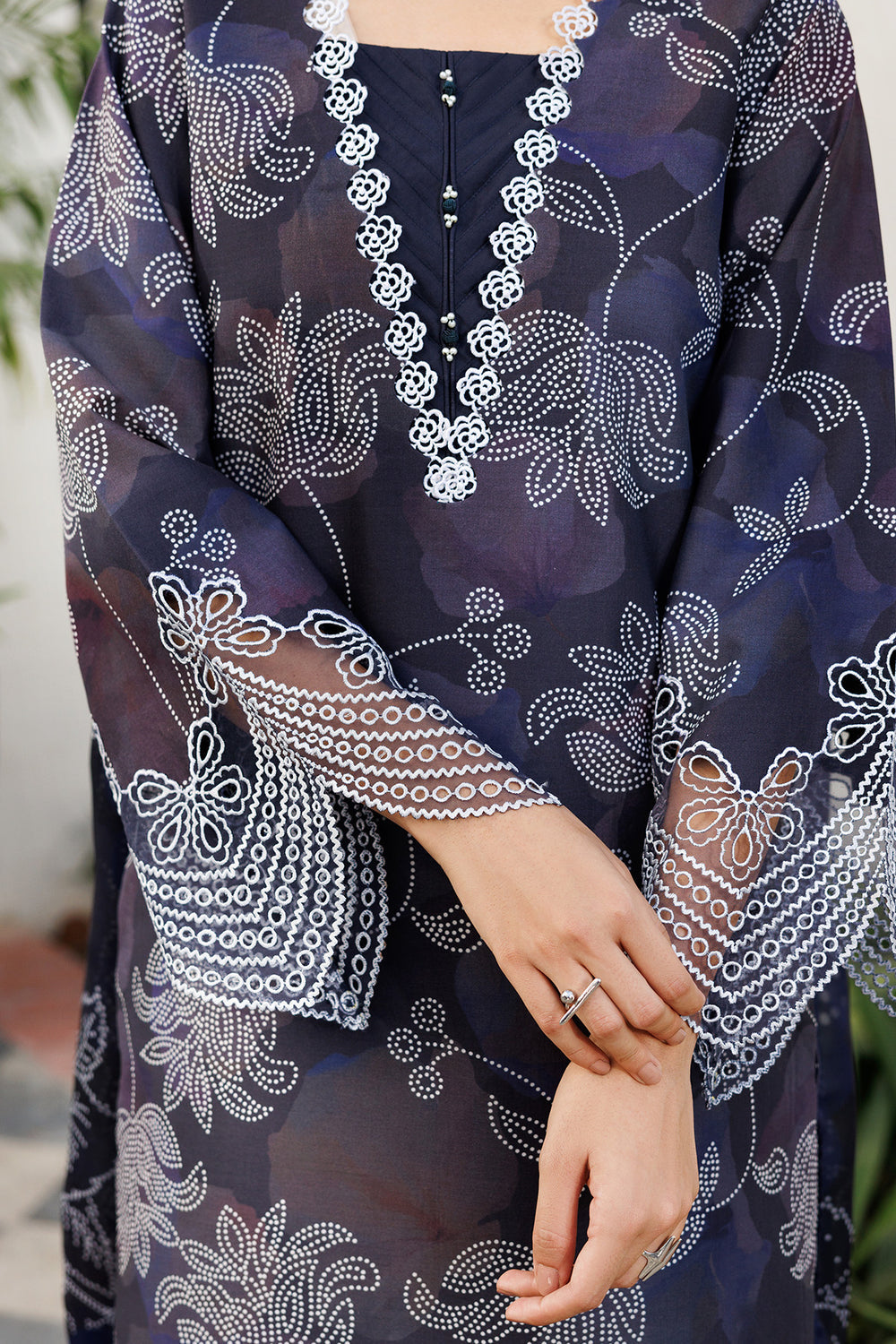 Farasha | Printed Essentials | Night Veil by Farasha - Designer Dress  - Type : Ladies Clothes - Available at Libayah - 100% Original 