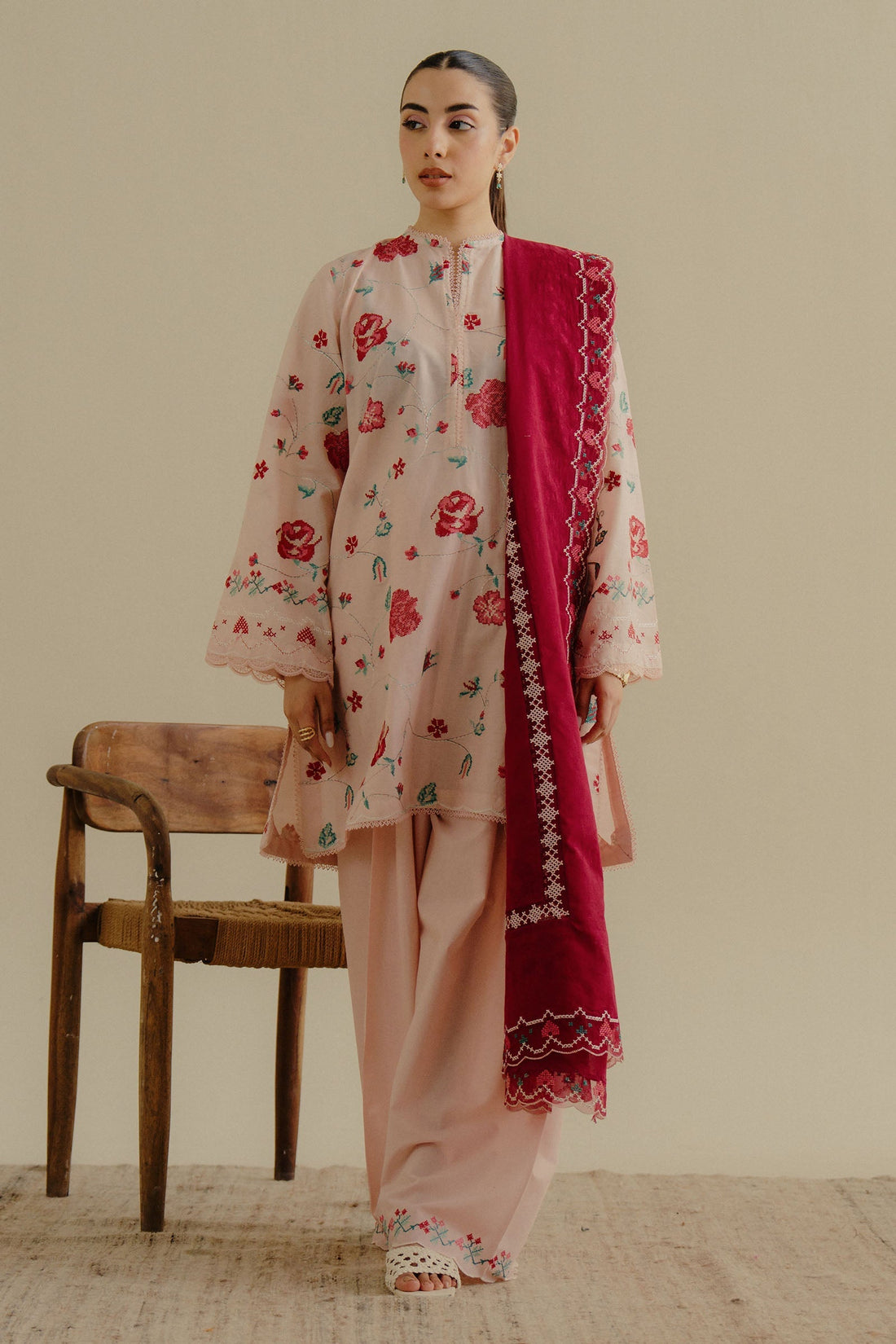 Zara Shahjahan | Coco Lawn 25 | Zufra-6A by Zara Sahjahan - Designer Dress - Type: Ladies Clothes - Available at Libayah - 100% Original