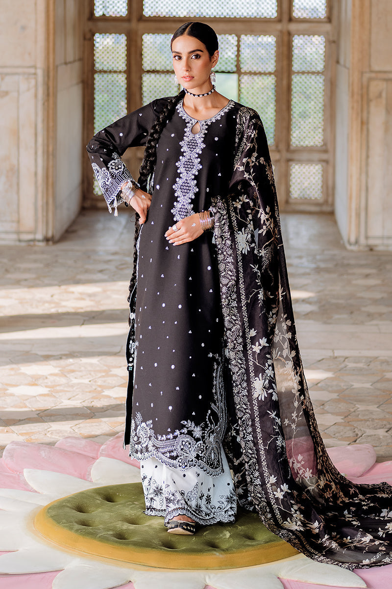 Cross Stitch | Eid Lawn Edit 25 | EBONY VOGUE by Cross Stitch - Designer Dress - Type: Ladies Clothes - Available at Libayah - 100% Original