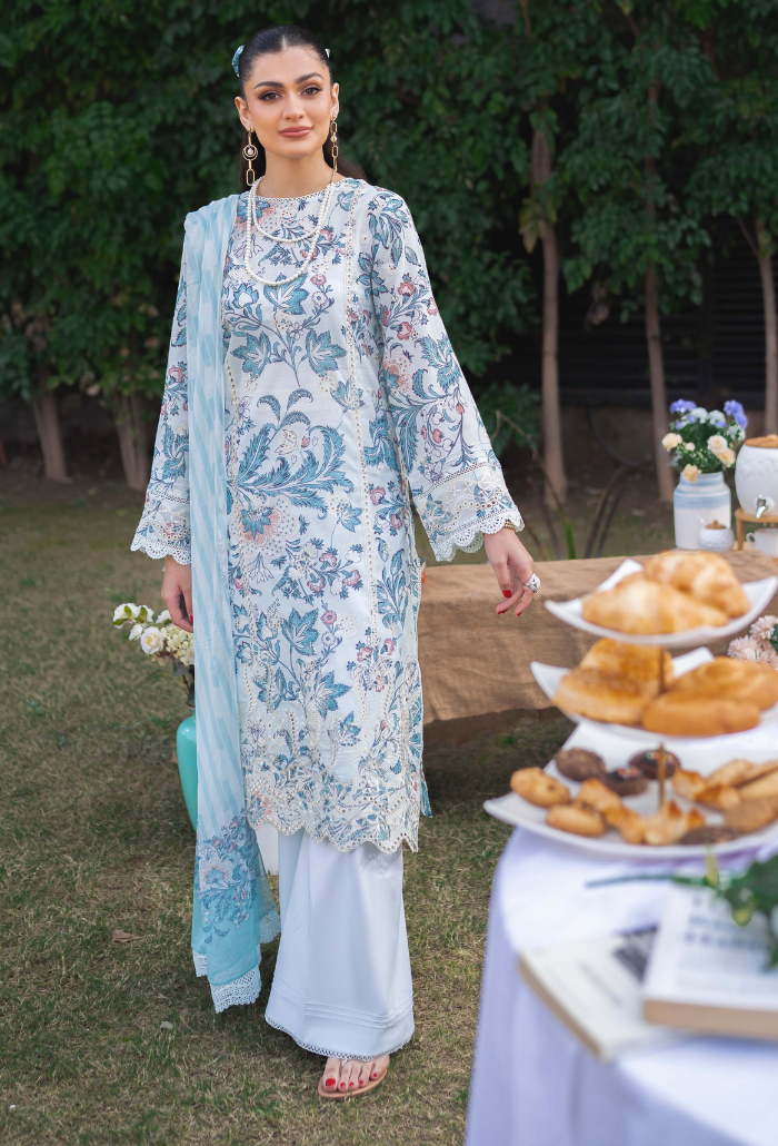 Humdum | Gardenia Lawn 24 |Printkari Lawn - PLG 08 by HumDum - Designer Dress - Type: Ladies Clothes - Available at Libayah - 100% Original