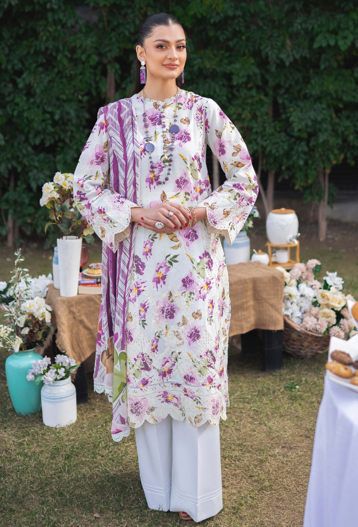 Humdum | Gardenia Lawn 24 | Printkari Lawn PLG 10 by HumDum - Designer Dress - Type: Ladies Clothes - Available at Libayah - 100% Original