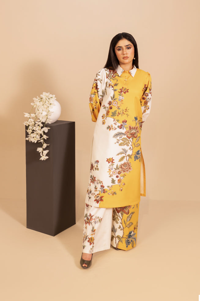 Fozia Khalid | Print Edit | Celestine by Fozia Khalid - Designer Dress - Type: Casuals - Available at Libayah - 100% Original
