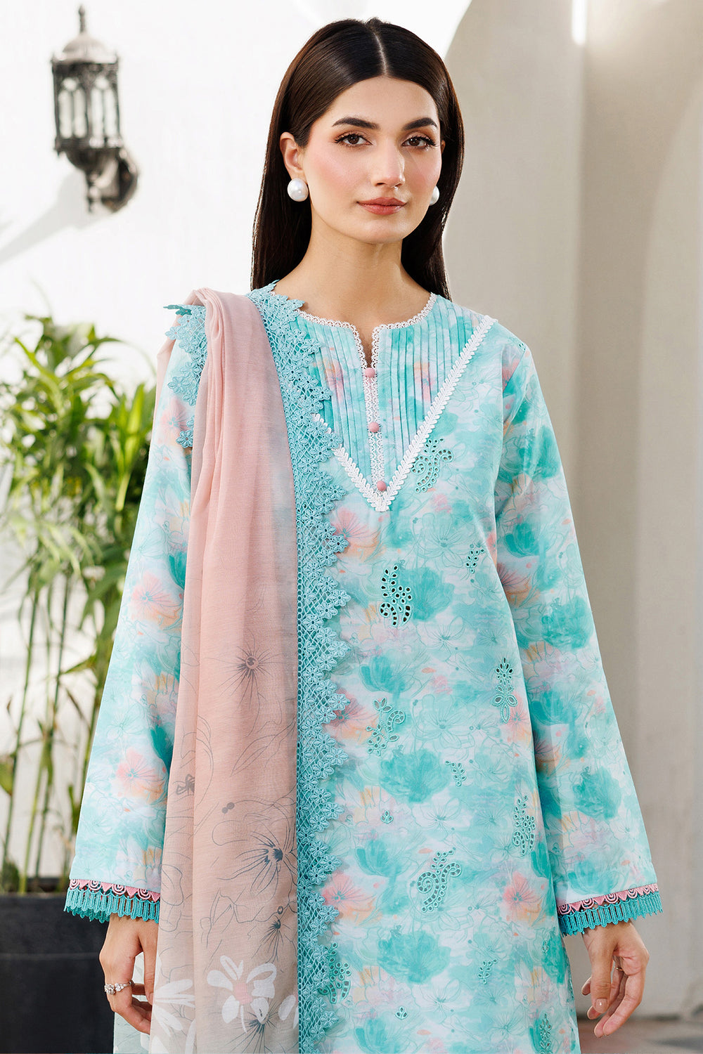 Farasha | Printed Essentials | Blue Dusk by Farasha - Designer Dress  - Type : Ladies Clothes - Available at Libayah - 100% Original 