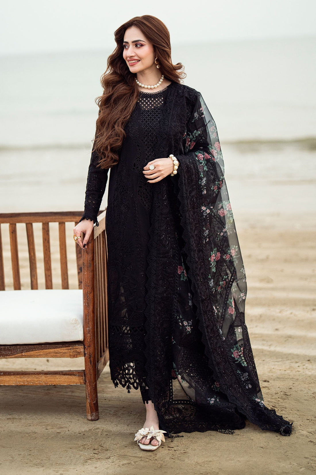 Nureh | Khuwab Luxury Lawn | NE-151 by Nureh - Designer Dress - Type: Ladies Clothes - Available at Libayah - 100% Original