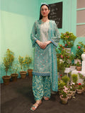 Salitex | Izel Lawn 24 | SKY BLOOM - LUXURY LAWN EMBROIDERED SUIT by Salitex - Designer Dress - Type: Casuals - Available at Libayah - 100% Original
