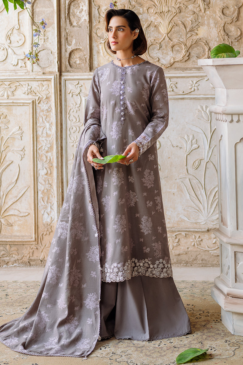 Cross Stitch | Eid Lawn Edit 25 | DESERT TAUPE by Cross Stitch - Designer Dress - Type: Ladies Clothes - Available at Libayah - 100% Original