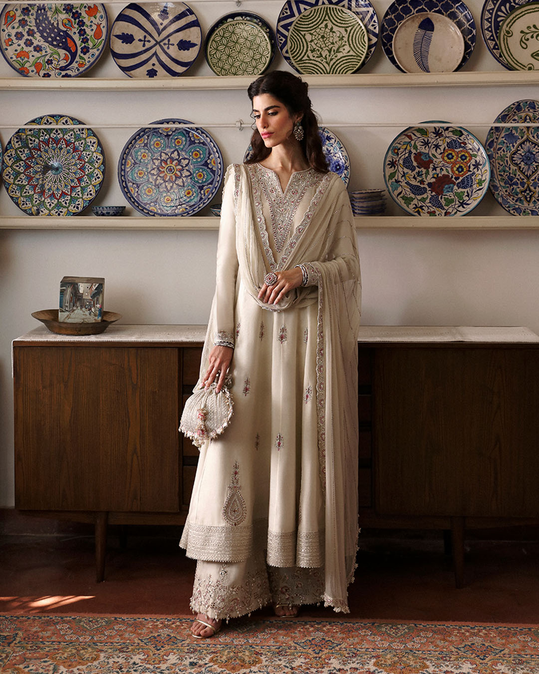 Faiza Saqlain | Mehermah Luxe Formals | Sabina by Faiza Saqlain - Designer Dress - Type: Ladies Clothes - Available at Libayah - 100% Original