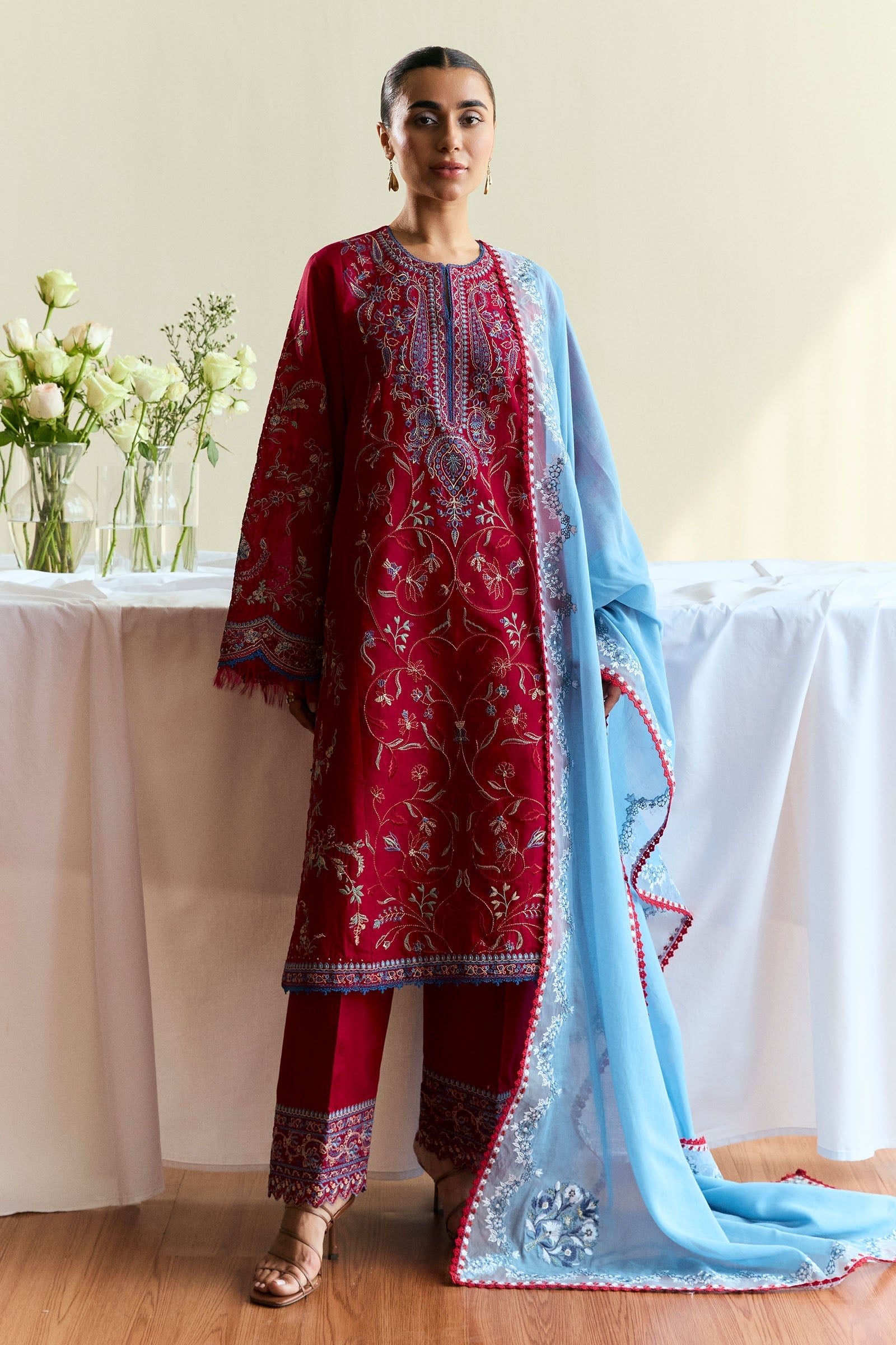 Zara Shahjahan | Coco Eid Edit | Opal-D1 by Zara Sahjahan - Designer Dress - Type: Ladies Clothes - Available at Libayah - 100% Original