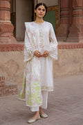Cross Stitch | Eid Lawn Edit 25 | FLORAL GARLAND by Cross Stitch - Designer Dress - Type: Ladies Clothes - Available at Libayah - 100% Original