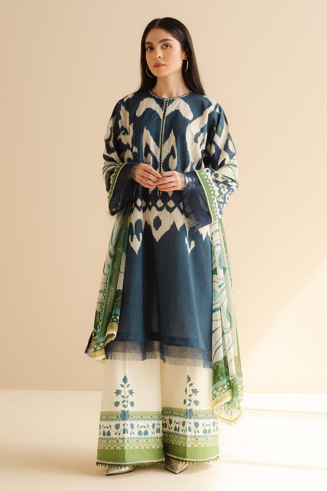 Zara Shahjahan | Coco Prints | Sila-6B by Zara Shahjahan - Designer Dress - Type: Ladies Clothes - Available at Libayah - 100% Original