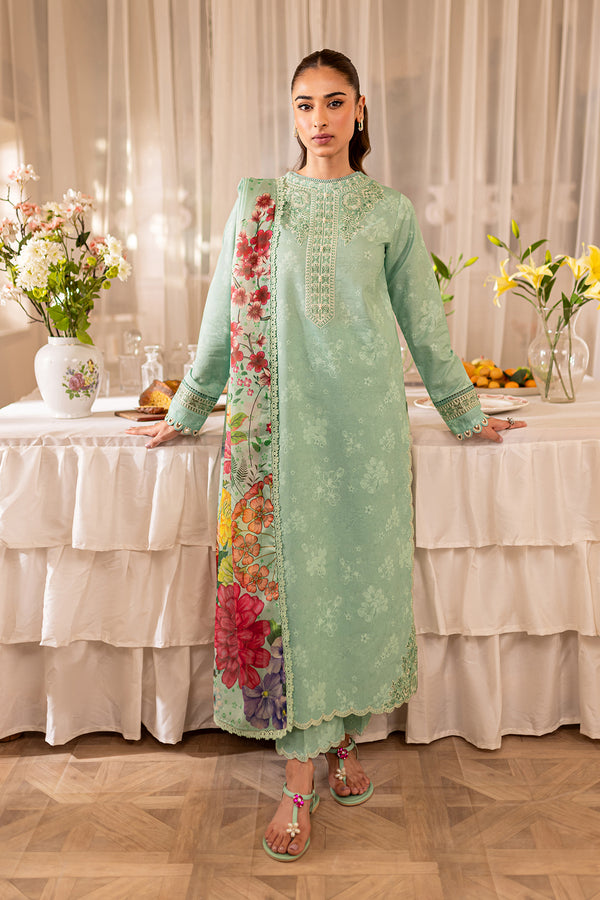 Farasha | Seraya Lawn 24 | SAGE by Farasha - Designer Dress - Type: Ladies Clothes - Available at Libayah - 100% Original
