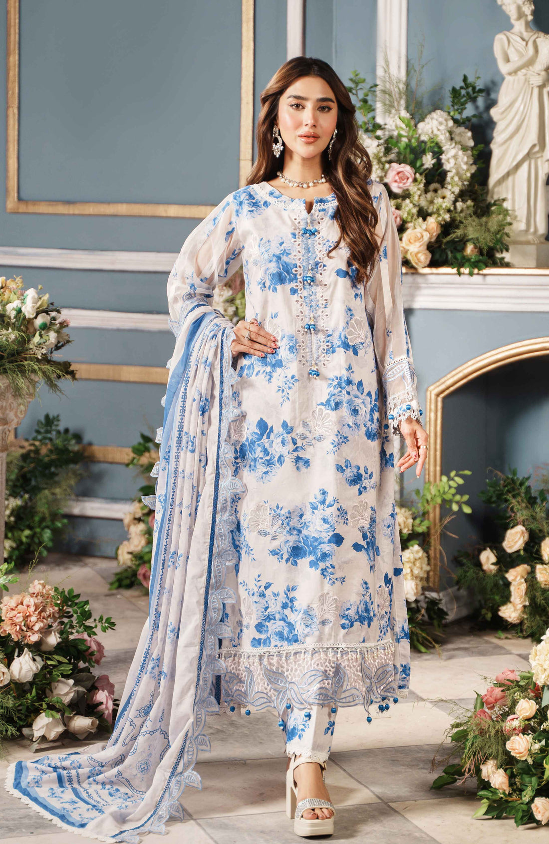Al Zohaib | Printkari Cutwork Applique 24 | PCA-24-02 by Al Zohaib - Designer Dress - Type: Ladies Clothes - Available at Libayah - 100% Original