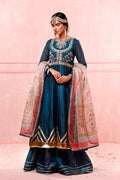 Wahajmkhan | Festive Fiesta Formals | TEAL LOVE by Wahaj M.Khan - Designer Dress - Type: Ladies Clothes - Available at Libayah - 100% Original