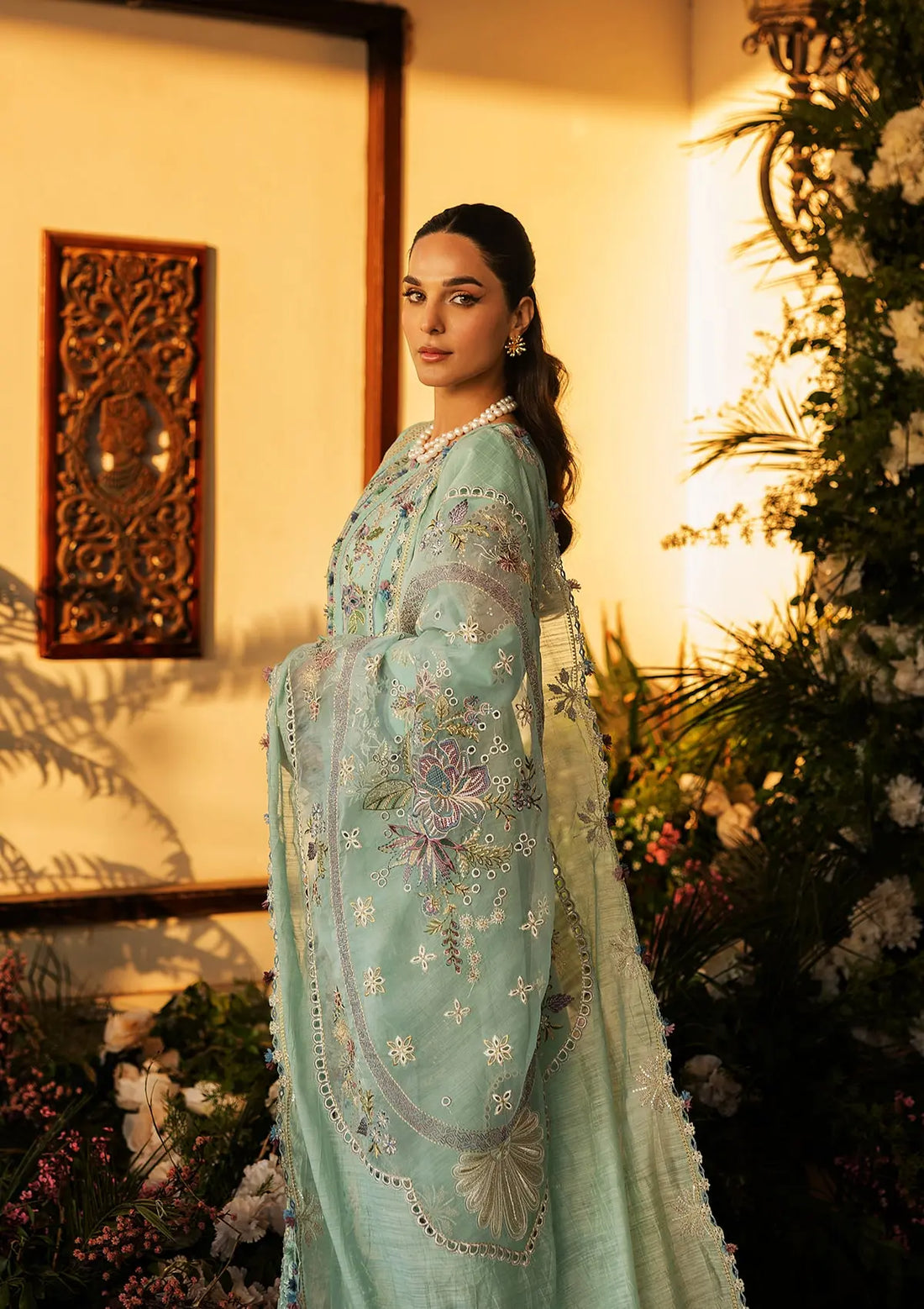 Kahf Premium | Luxury Lawn 25 | KLR-10 Elva by Kahf Premium - Designer Dress - Type: Ladies Clothes - Available at Libayah - 100% Original