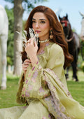 Elaf Premium | Luxury Lawn 25 | ELH-1A PISTACIA by Elaf Premium - Designer Dress - Type: Ladies Clothes - Available at Libayah - 100% Original