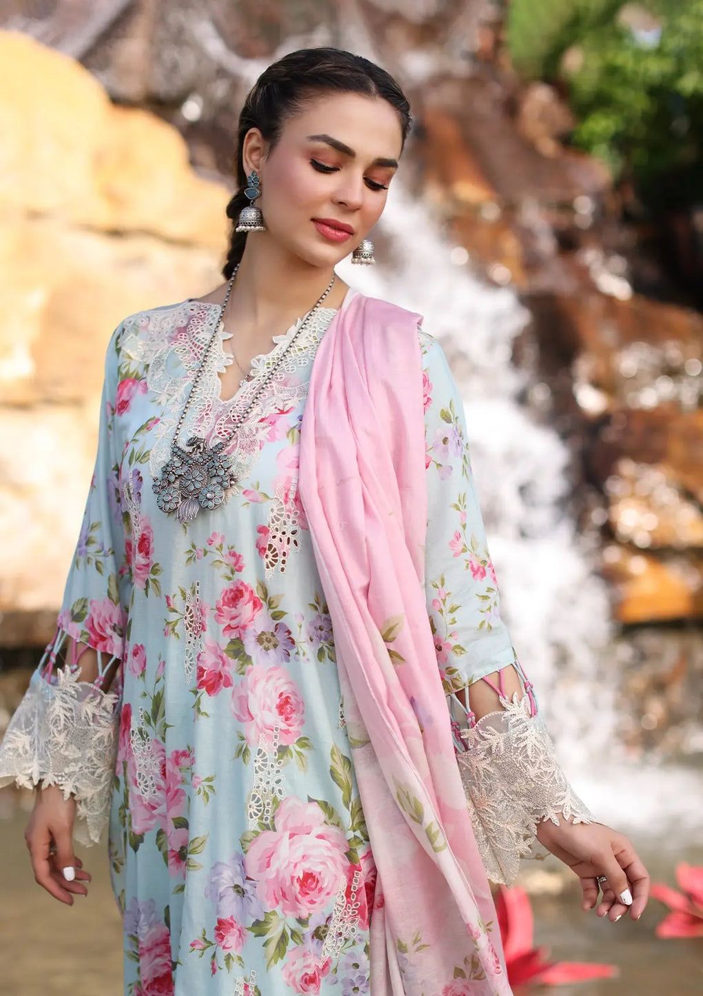 Elaf Premium | Prints Chikankari 24 | 04B GLACIELLA by Elaf Premium - Designer Dress - Type: Ladies Clothes - Available at Libayah - 100% Original