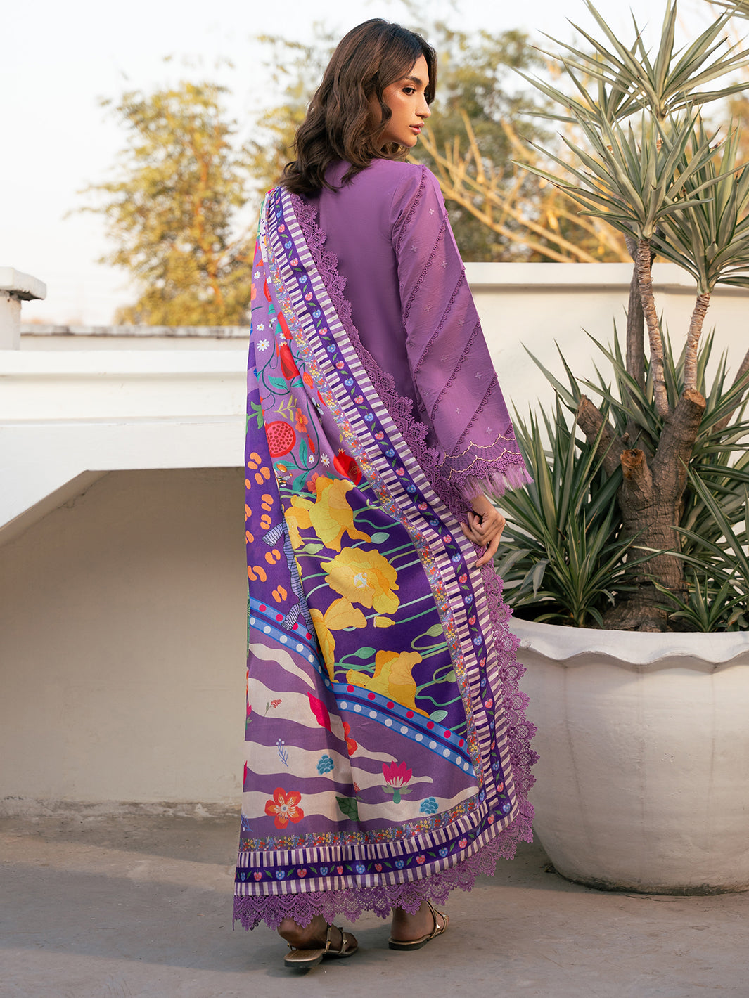 Bin Ilyas | Hazel Printed Lawn 25 | 2071 - A by Bin Ilyas - Designer Dress - Type: Ladies Clothes - Available at Libayah - 100% Original