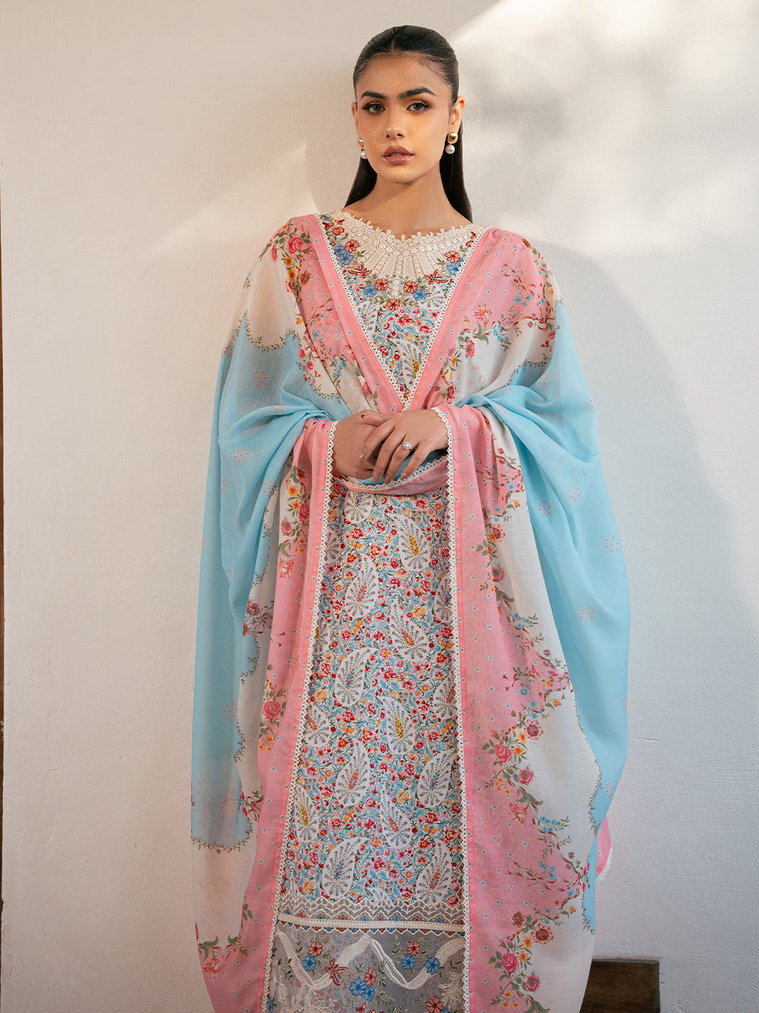 Bin Ilyas | Hazel Printed Lawn 25 | 2072 - A by Bin Ilyas - Designer Dress - Type: Ladies Clothes - Available at Libayah - 100% Original