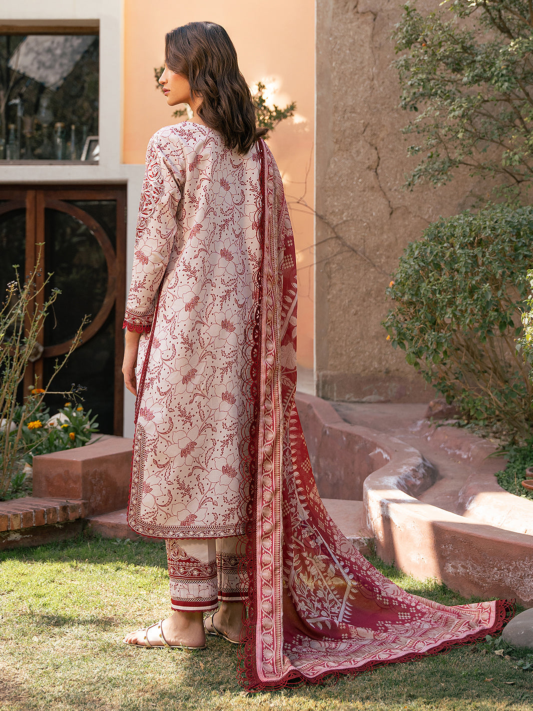 Bin Ilyas | Hazel Printed Lawn 25 | 2074 - B by Bin Ilyas - Designer Dress - Type: Ladies Clothes - Available at Libayah - 100% Original